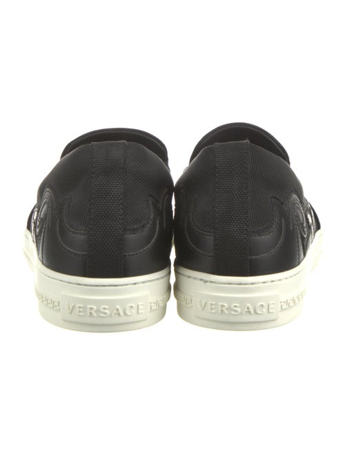 Versace Leather Boat Shoes