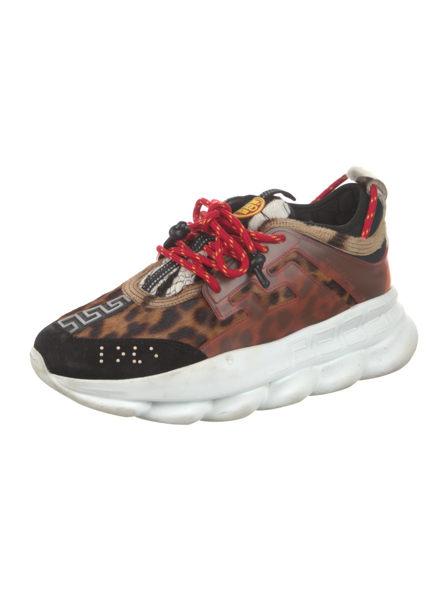 Versace Medusa Insignia Ponyhair Chunky Sneakers