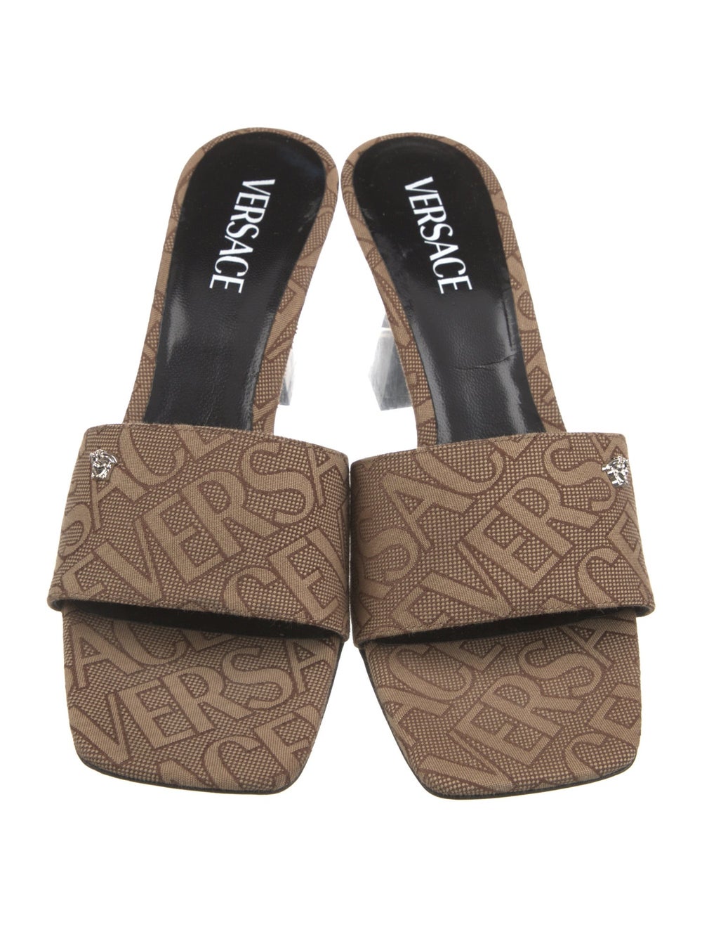 Versace Canvas Slides Neutrals Printed - image 3