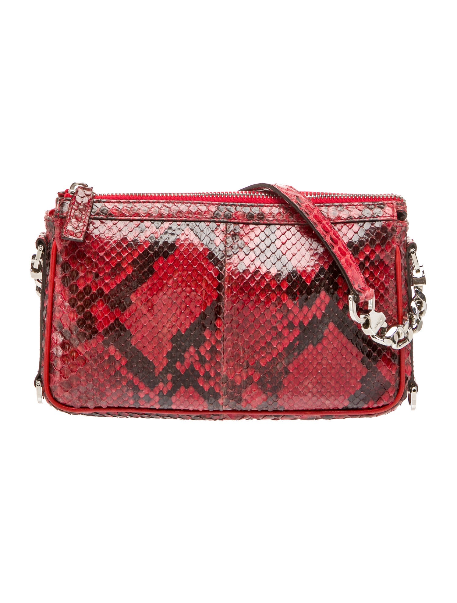 Versace Snakeskin Top Handle Bag