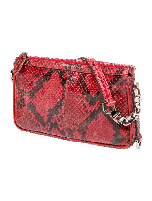 Versace Snakeskin Top Handle Bag