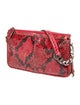 Versace Snakeskin Top Handle Bag