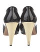 Versace Medusa Insignia Patent Leather Pumps