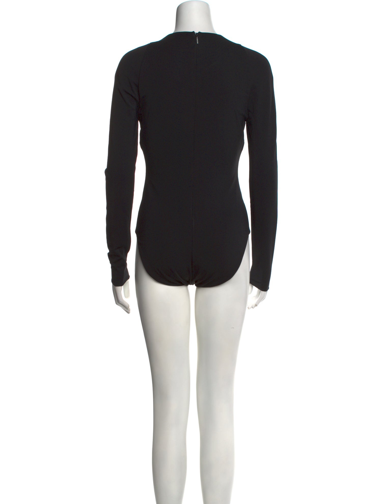 Versace Square Neckline Long Sleeve Bodysuit