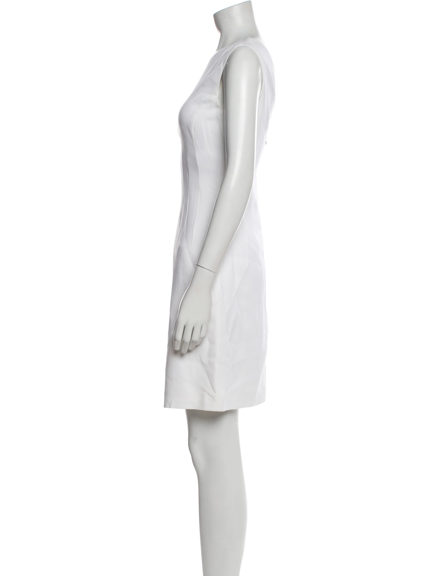 Versace Bateau Neckline Mini Dress