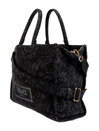 Versace Canvas Shoulder Bag