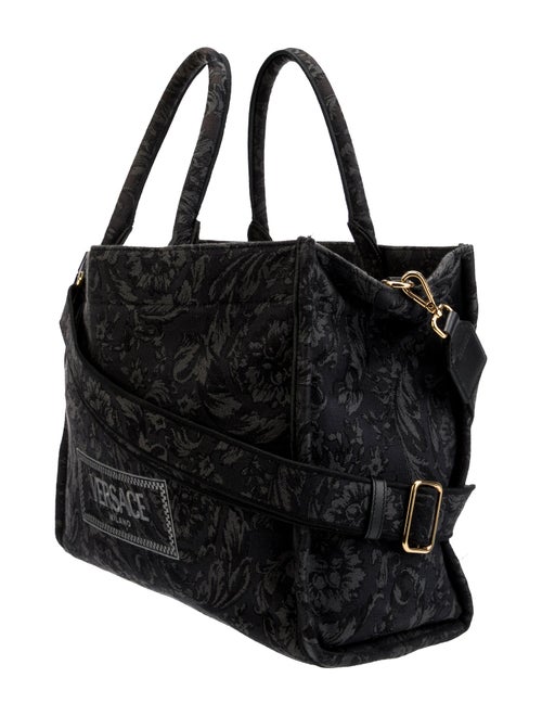 Versace Canvas Shoulder Bag