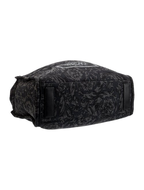 Versace Canvas Shoulder Bag