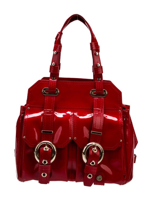 Versace Patent Leather Shoulder Bag