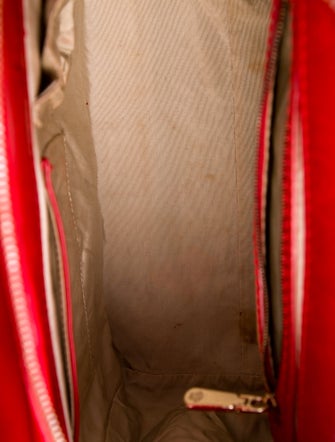 Versace Patent Leather Shoulder Bag