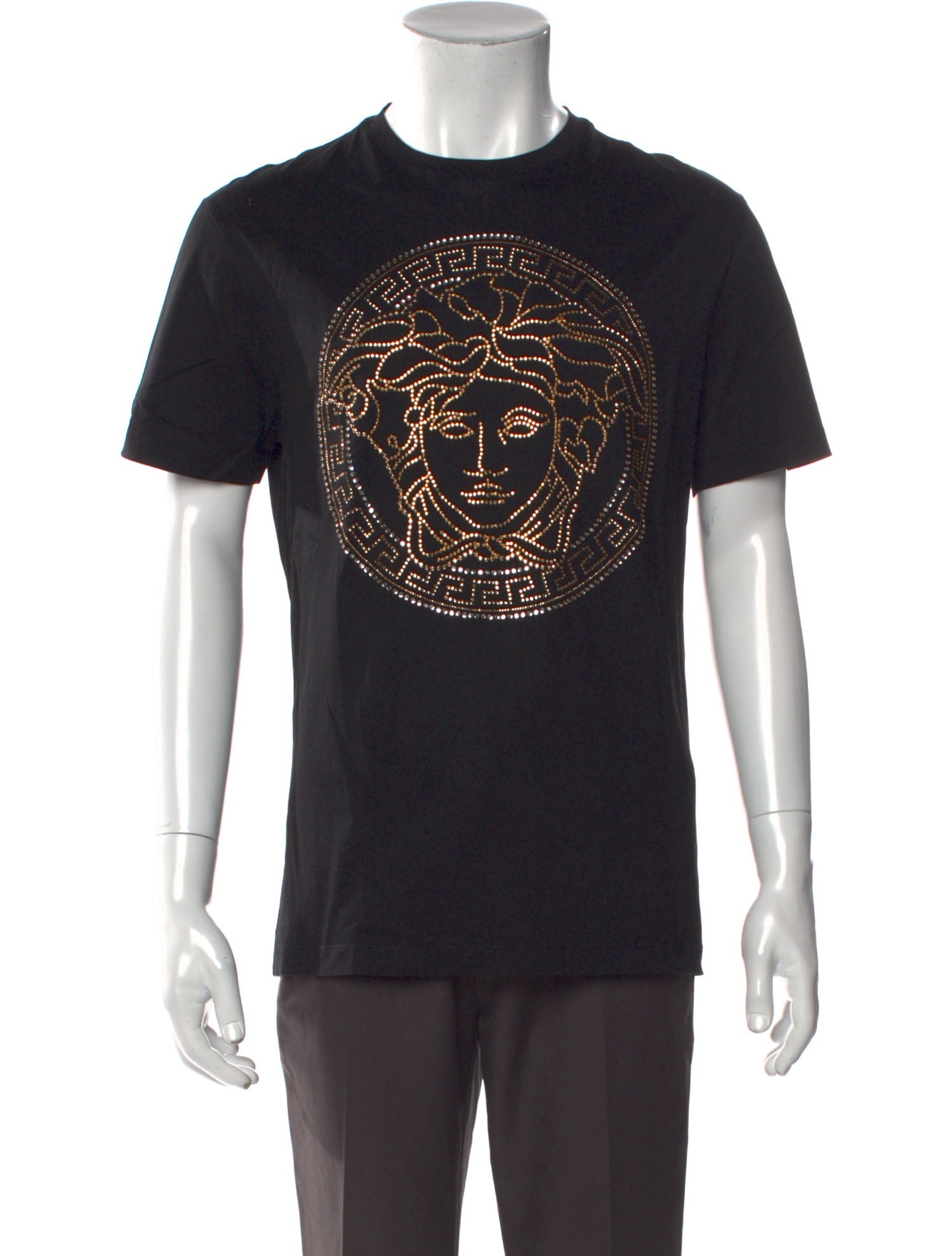 Versace Graphic Print Crew Neck T-Shirt