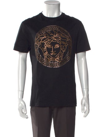 Versace Graphic Print Crew Neck T-Shirt