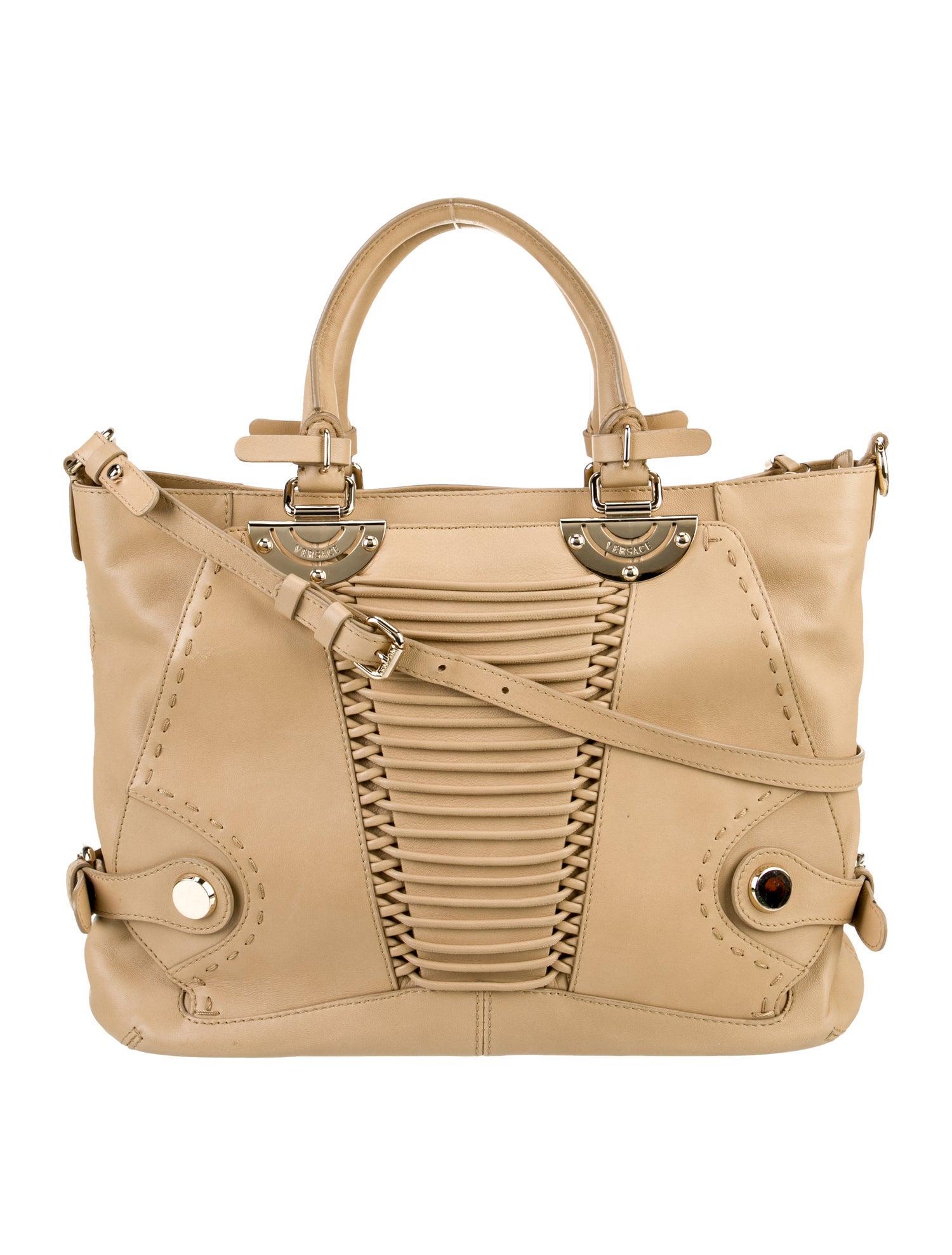 Versace Leather Shoulder Bag