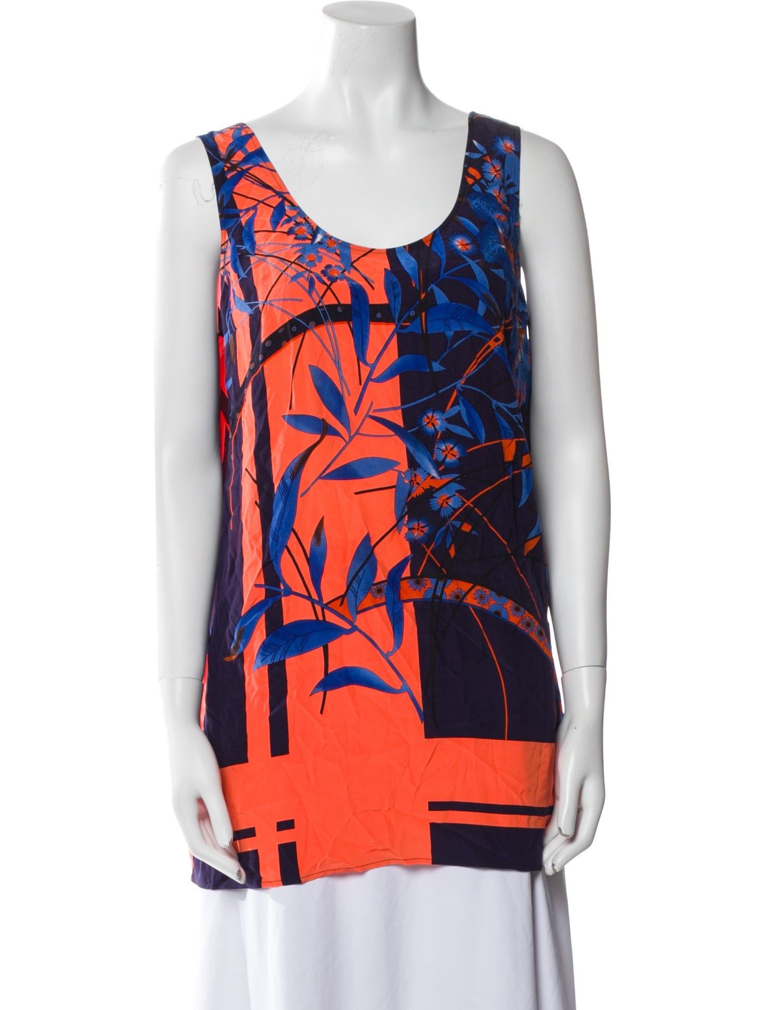 Versace Silk Printed T-Shirt