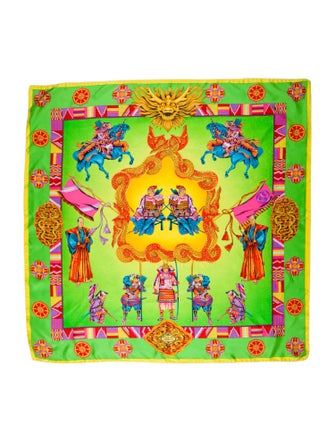Versace Silk Printed Scarf