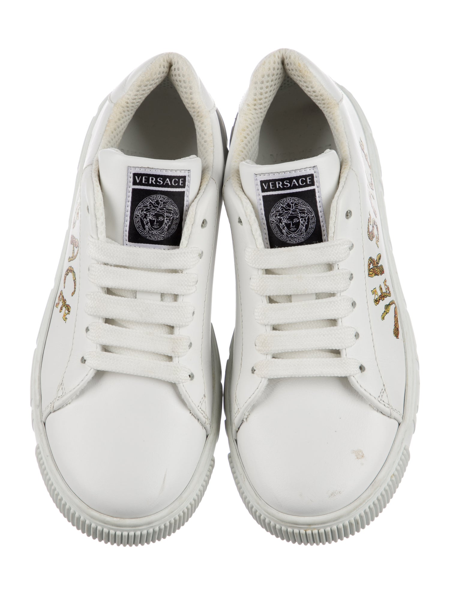 Versace Kids' Low-Top Leather Sneaker