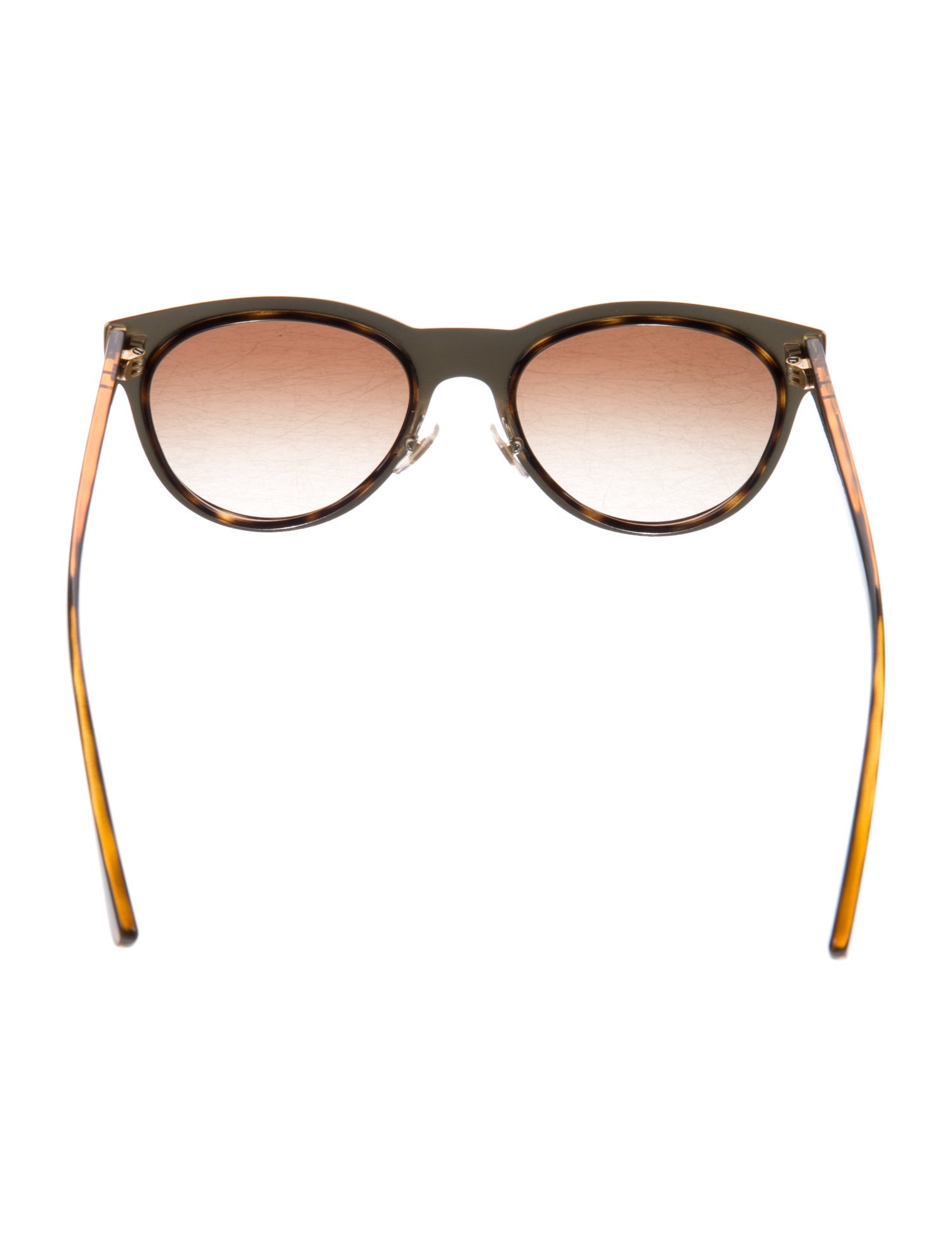 Versace Round Gradient Sunglasses