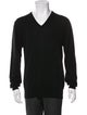 Versace Merino Wool V-Neck Pullover