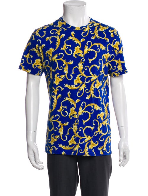 Versace Printed Crew Neck T-Shirt