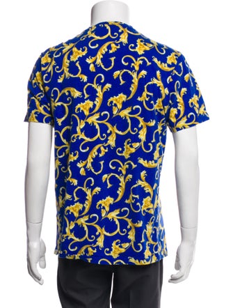 Versace Printed Crew Neck T-Shirt