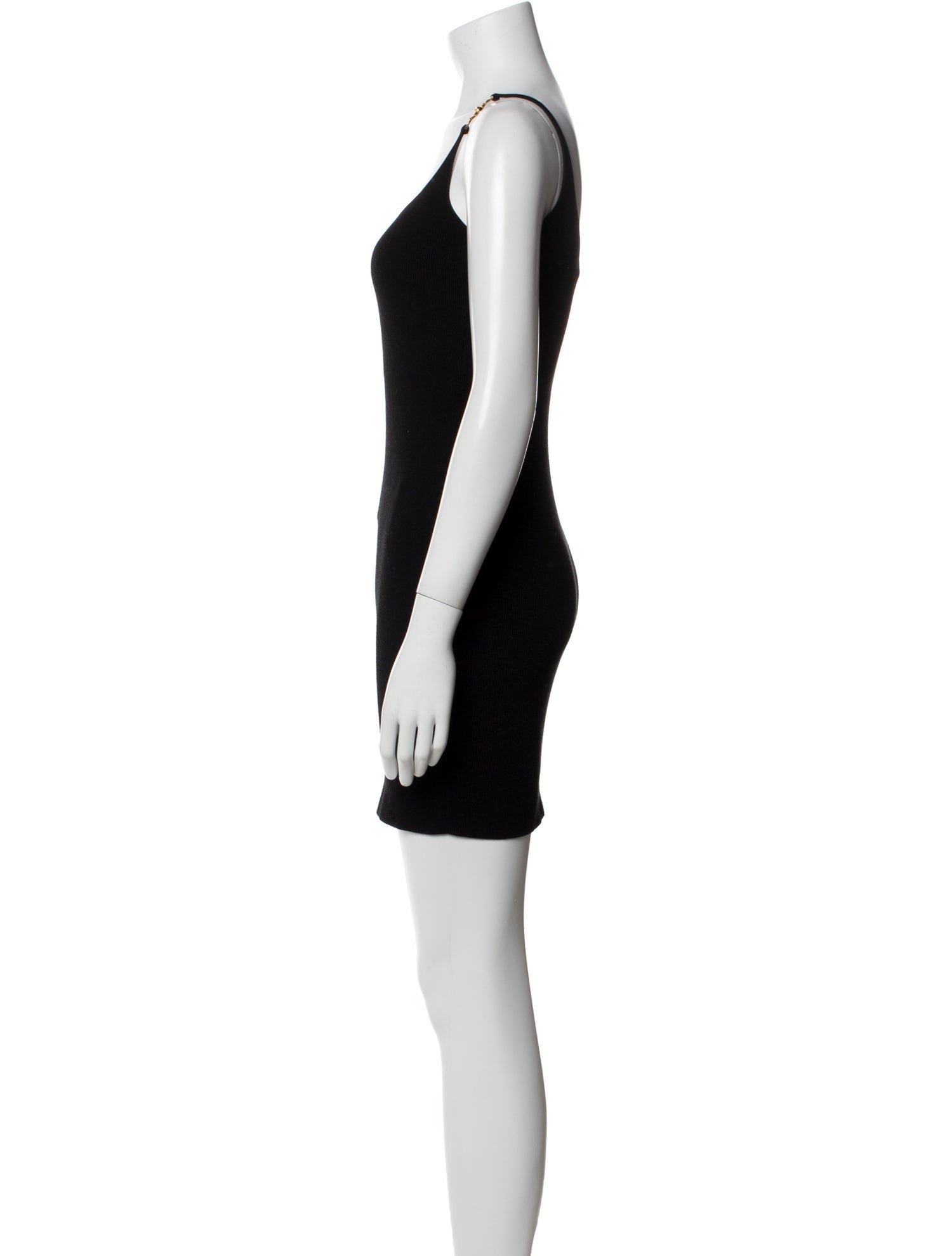 Versace Scoop Neck Mini Dress