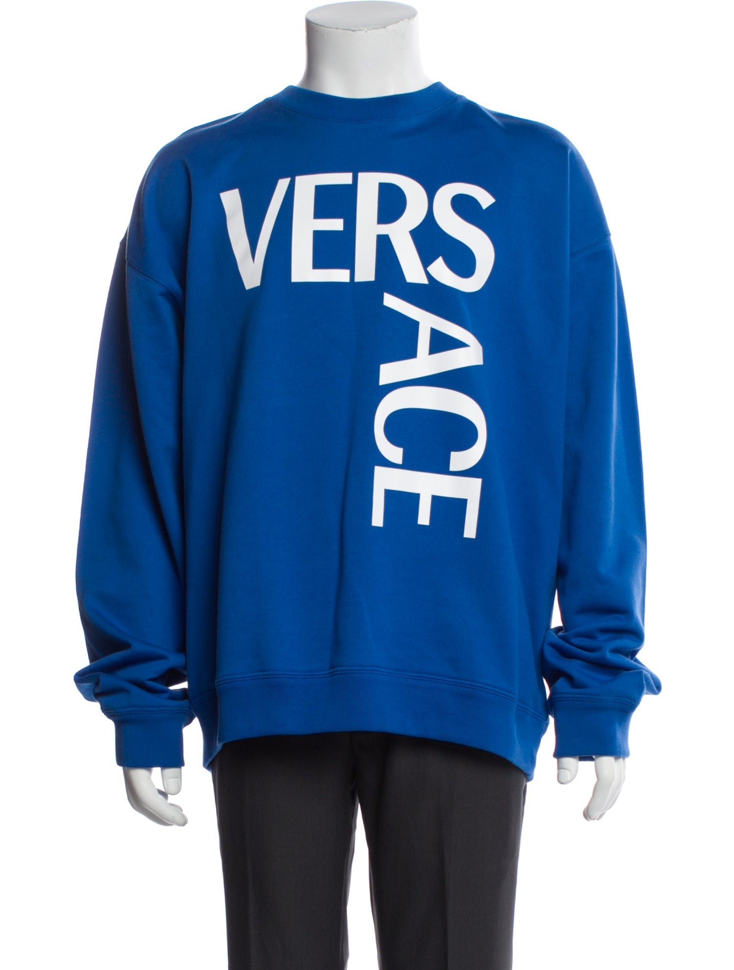 Versace Graphic Print Crew Neck Sweatshirt