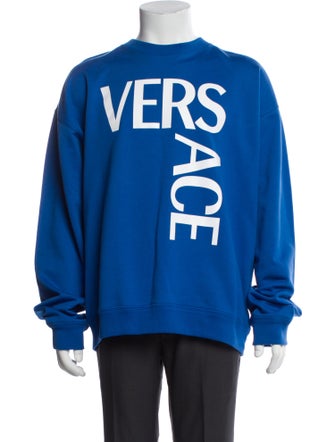 Versace Graphic Print Crew Neck Sweatshirt