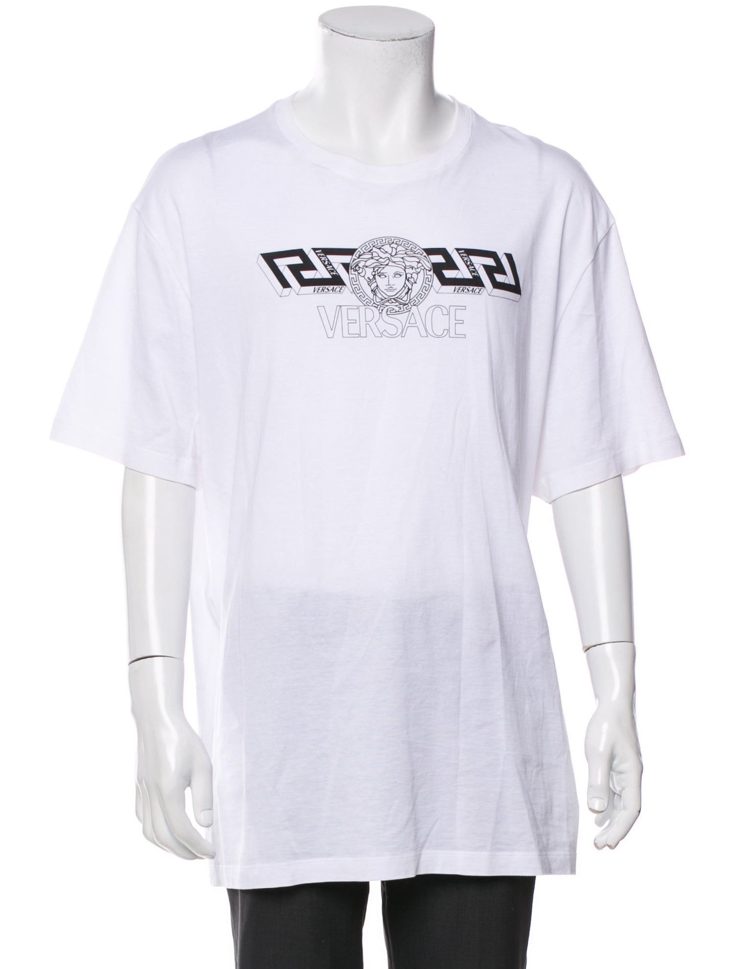 Versace Graphic Print Crew Neck T-Shirt