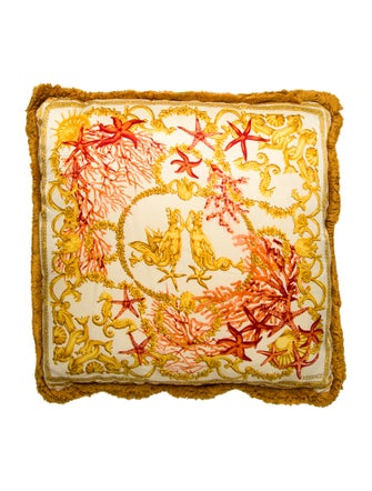 Versace Silk Throw Pillow