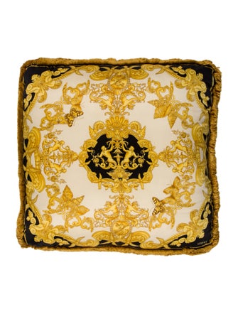 Versace Silk Throw Pillow