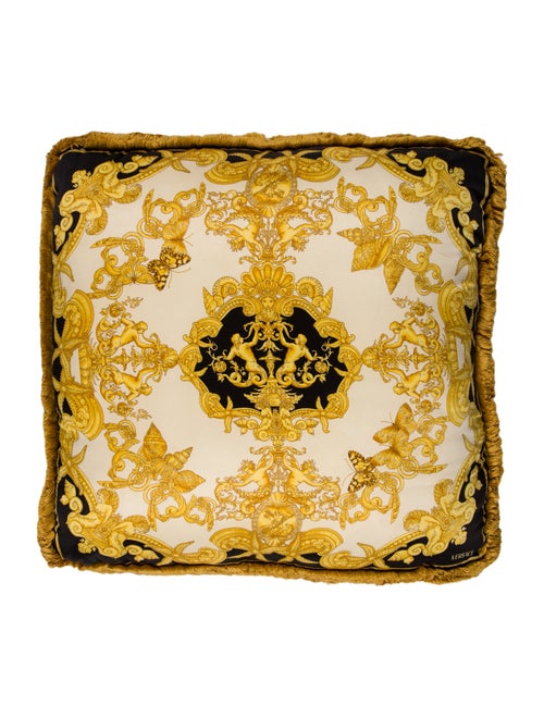Versace Silk Throw Pillow