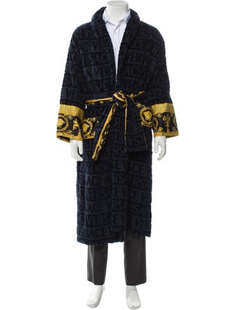 Versace Barocco Print Printed Robe