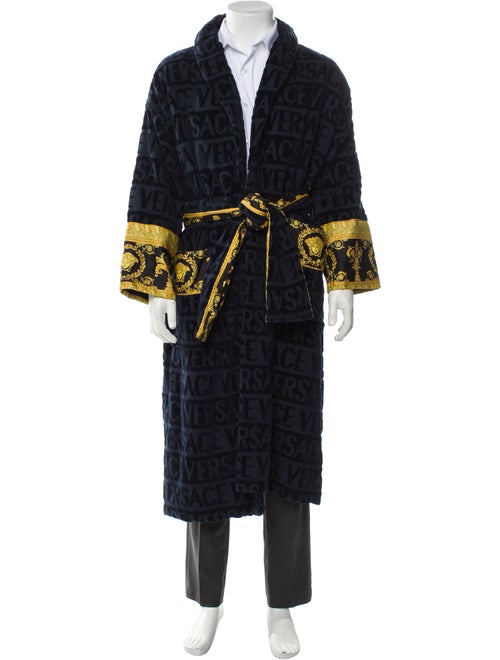 Versace Barocco Print Printed Robe