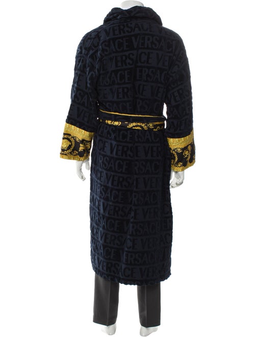 Versace Barocco Print Printed Robe