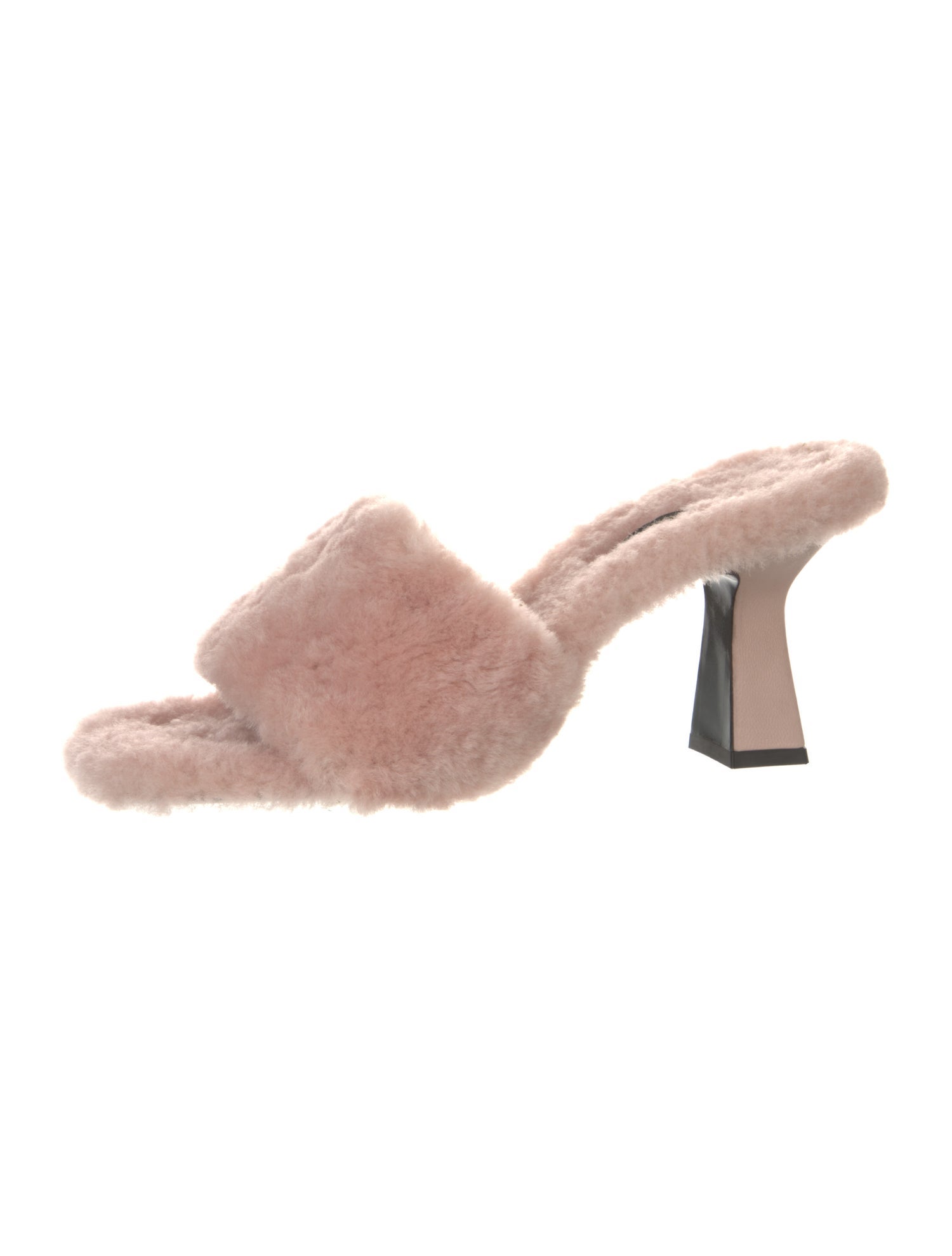 Versace Shearling Slides