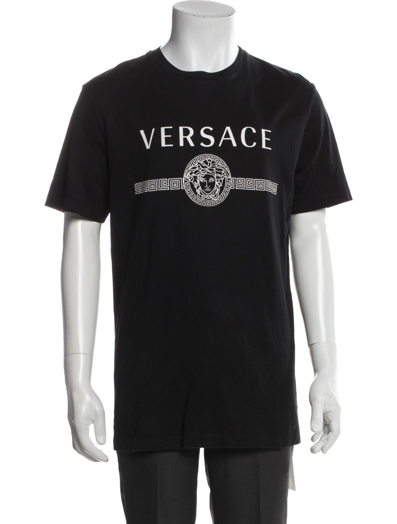 Versace Graphic Print Crew Neck T-Shirt