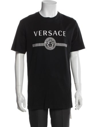 Versace Graphic Print Crew Neck T-Shirt