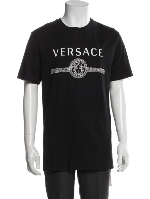 Versace Graphic Print Crew Neck T-Shirt