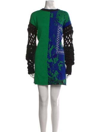Versace Wool Mini Dress