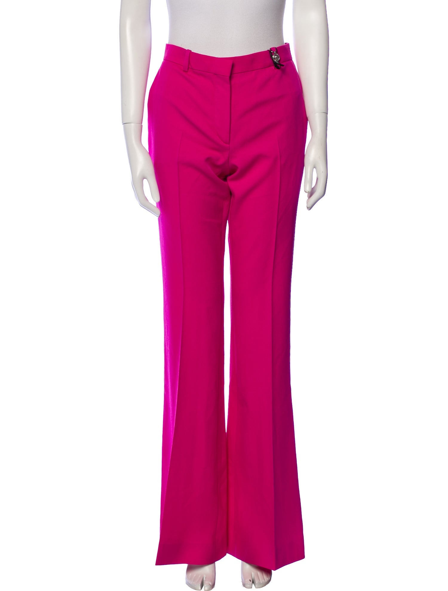 Versace Virgin Wool Wide Leg Pants w/ Tags
