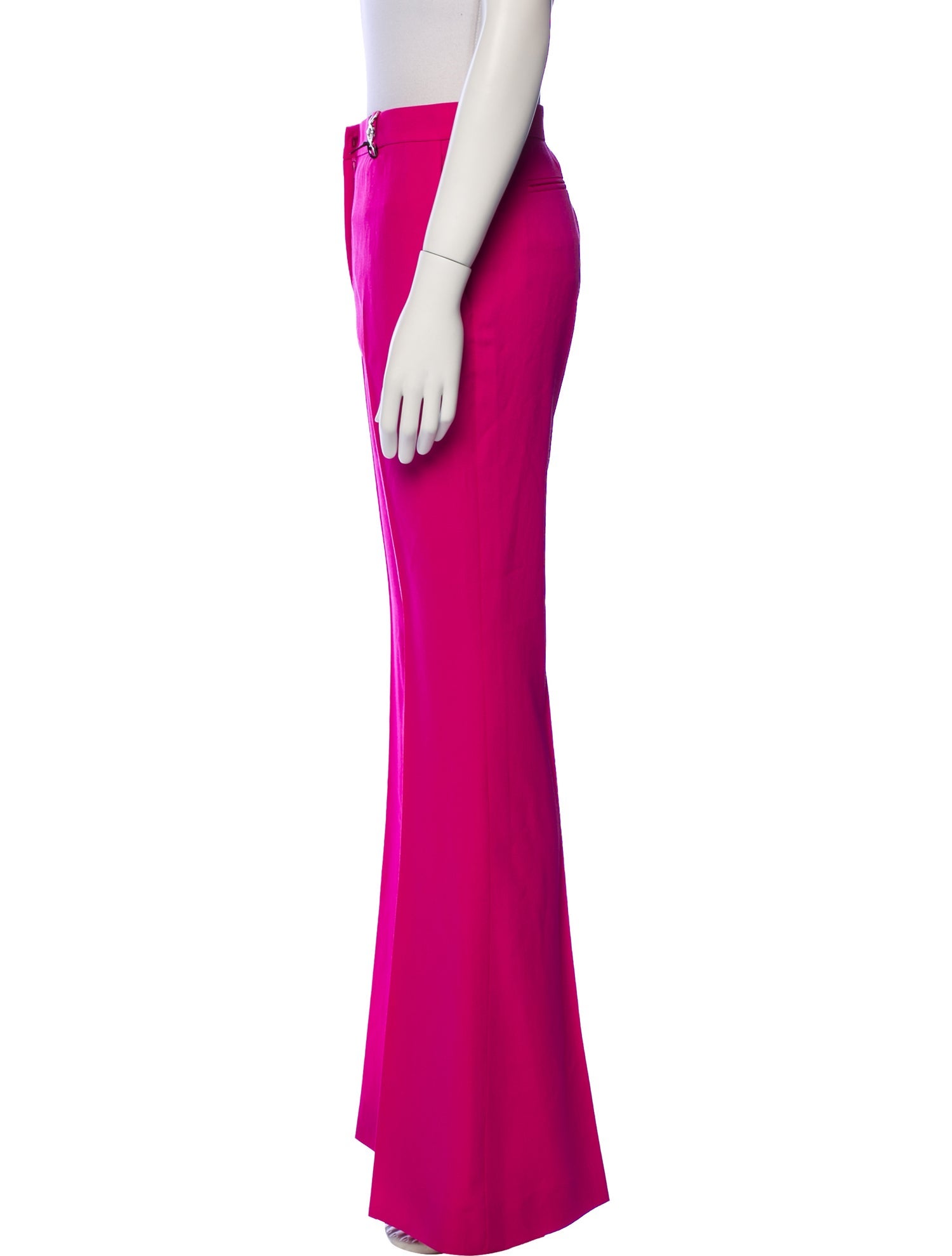 Versace Virgin Wool Wide Leg Pants w/ Tags