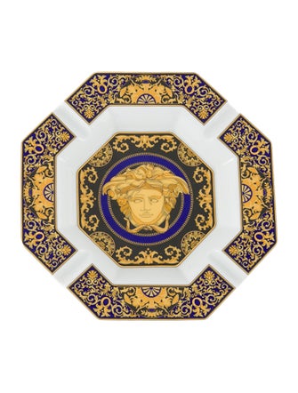 Versace Medusa Blue Ashtray