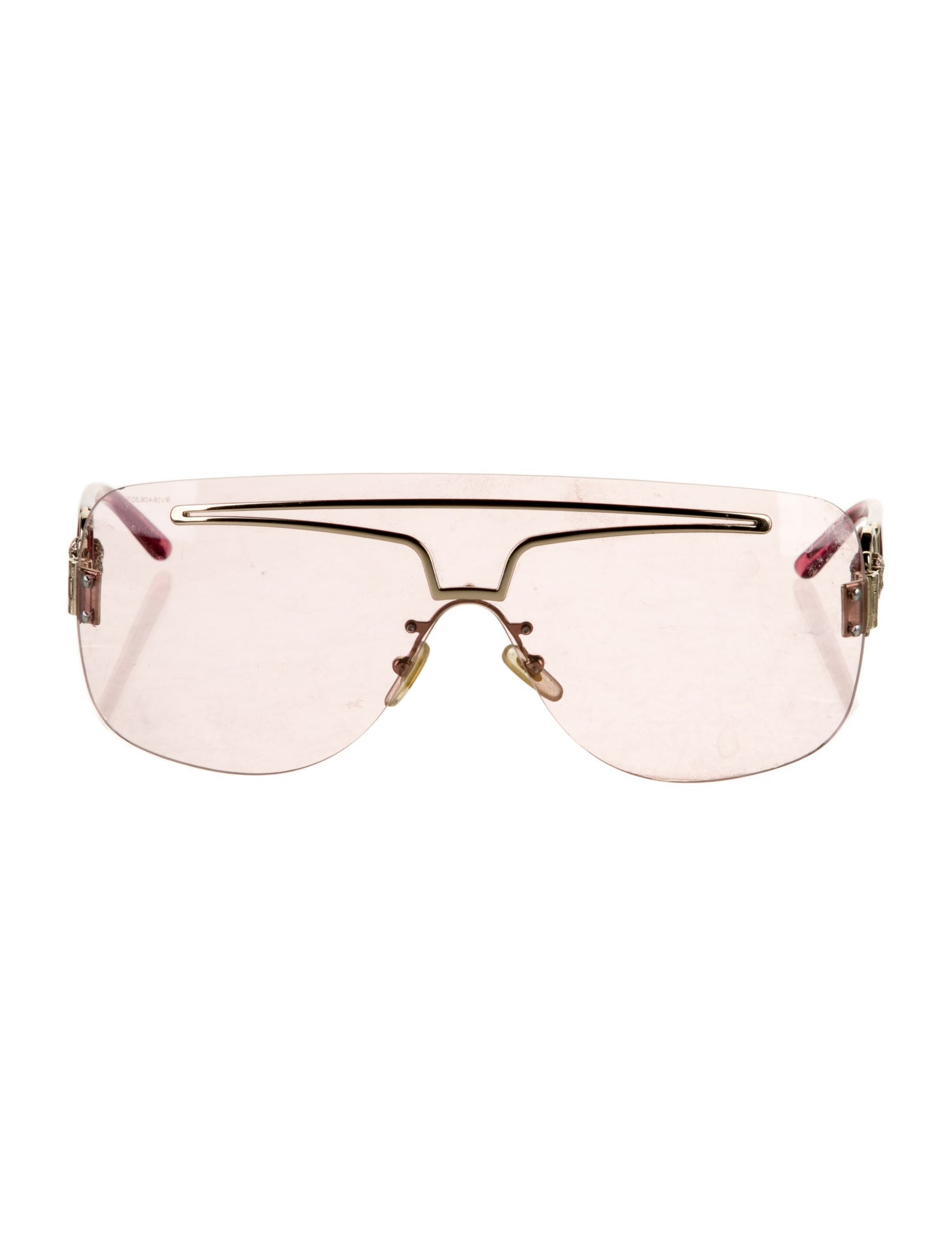 Versace Shield Tinted Sunglasses