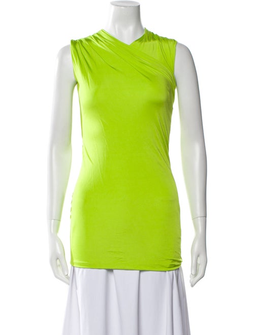 Versace Cowl Neck Sleeveless Top