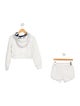 Versace kid girls' white and red lounge set