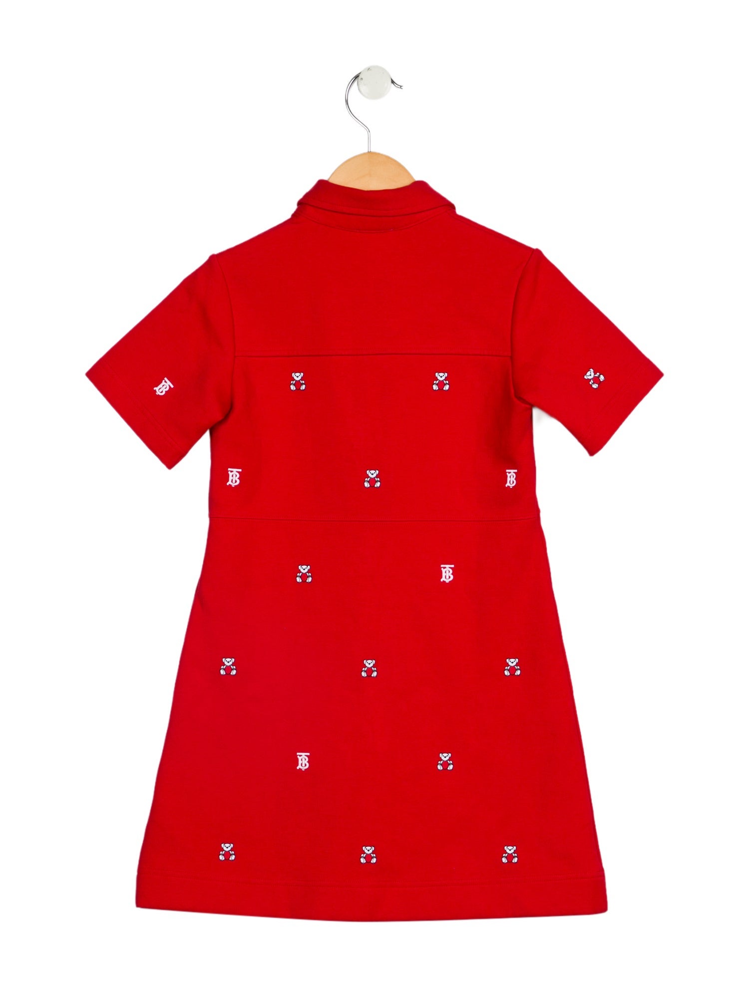 Burberry Girls' Short Sleeve Embroidered Dress