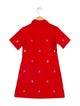 Burberry Girls' Short Sleeve Embroidered Dress