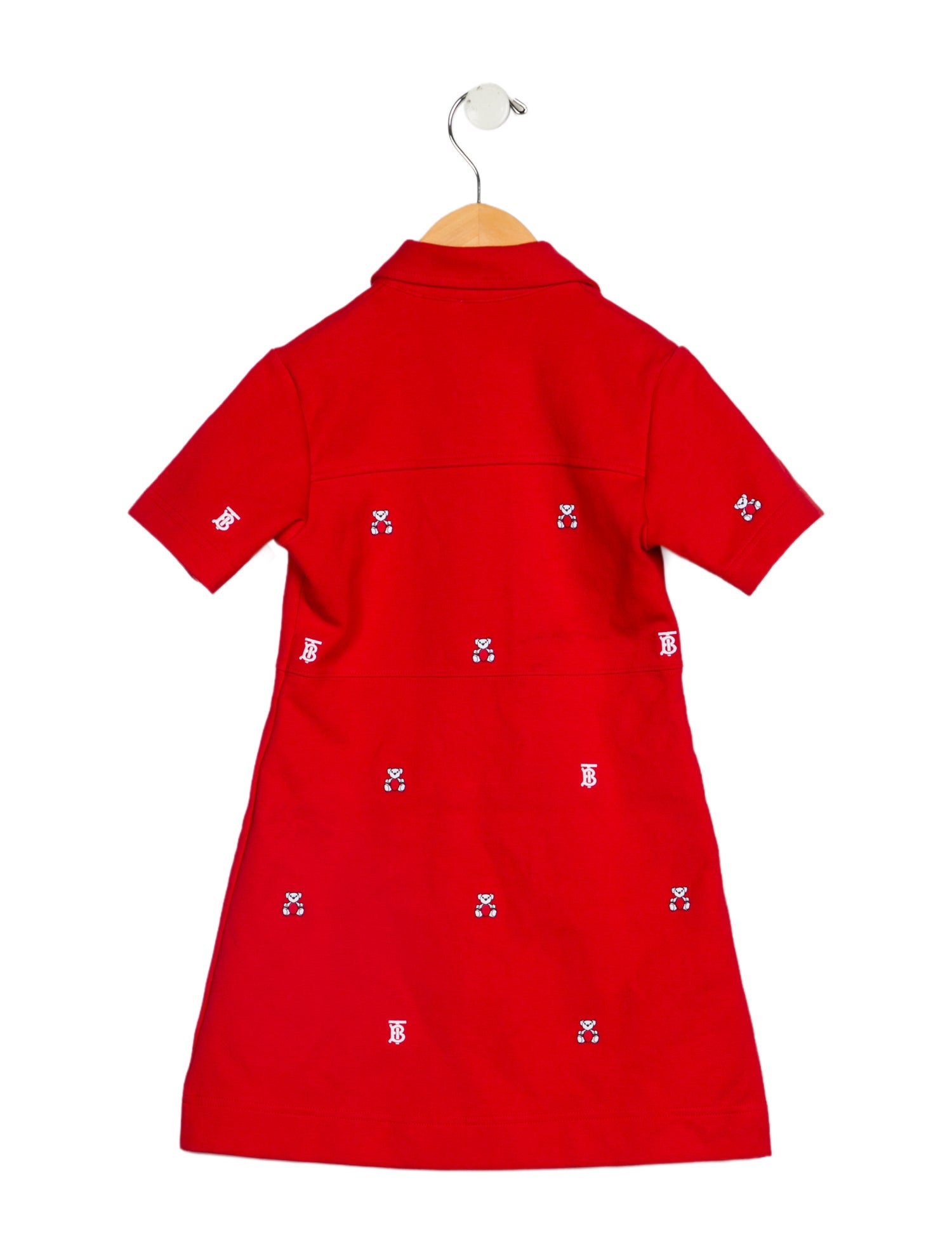 Burberry Girls' Short Sleeve Embroidered Dress