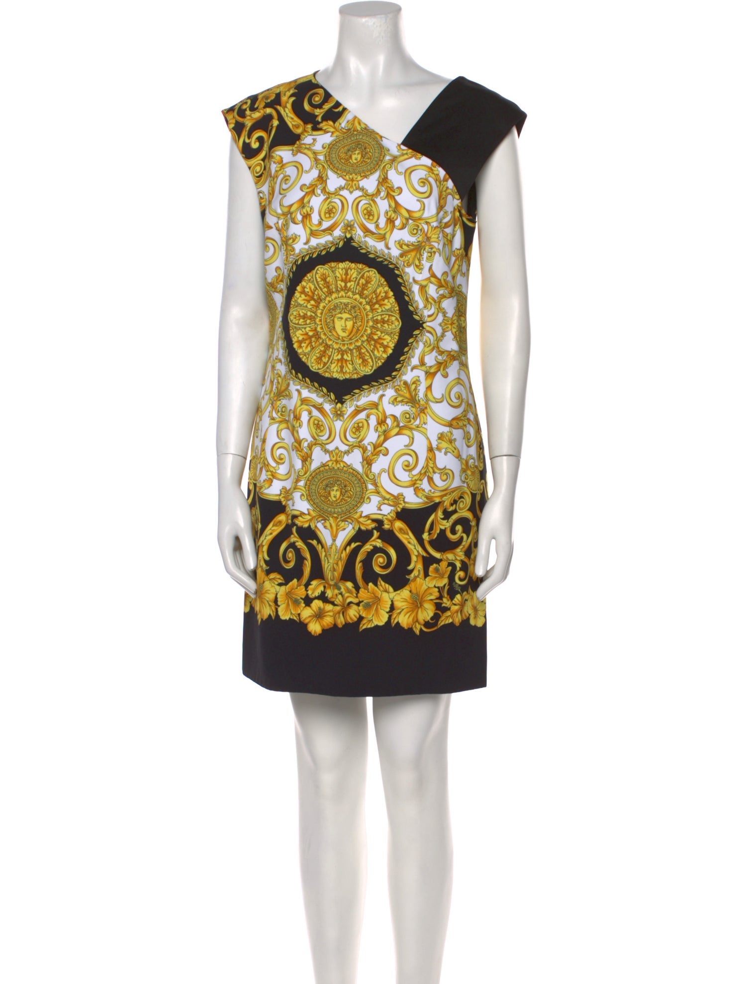 Versace Printed Mini Dress w/ Tags
