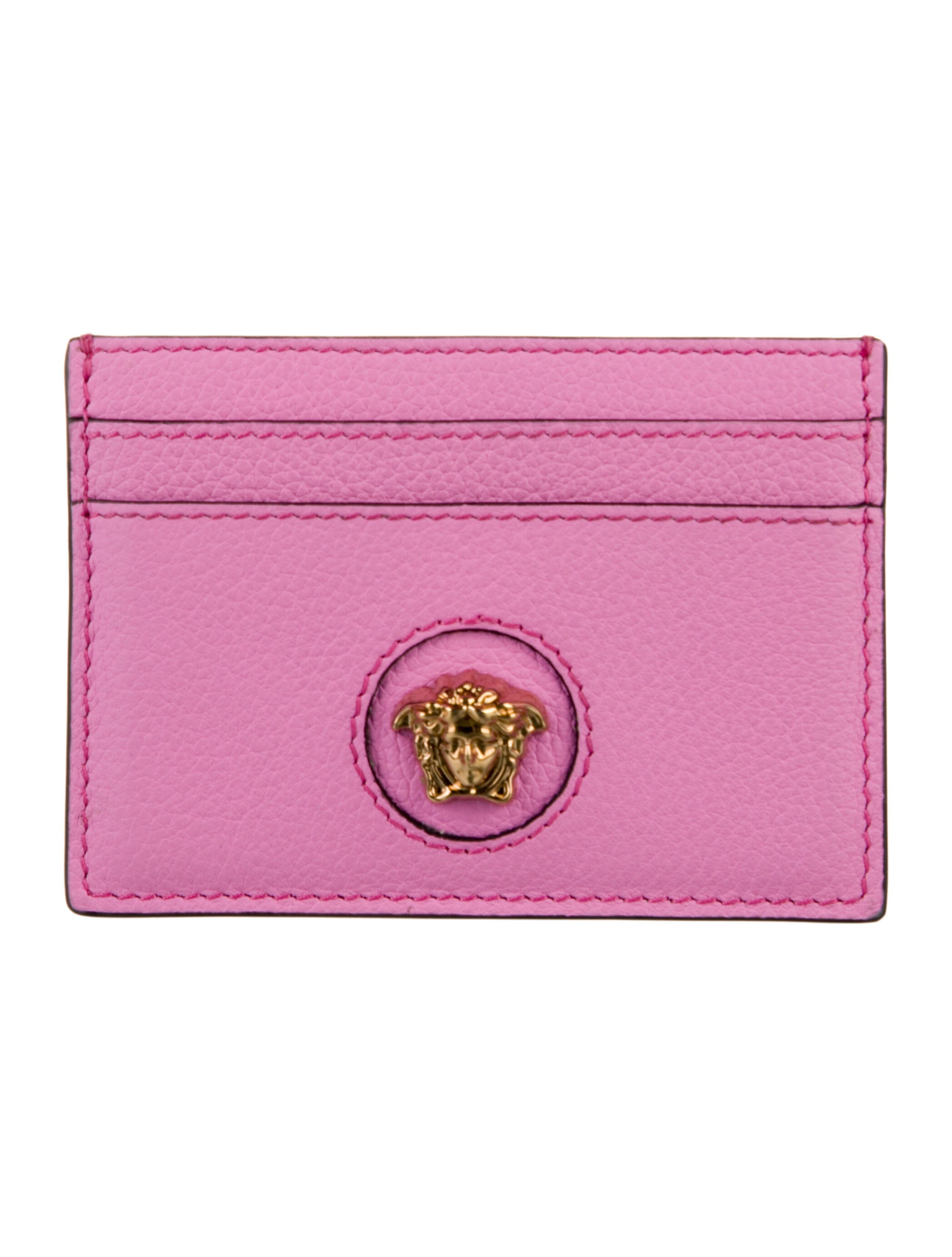 Versace Medusa Insignia Leather Card Holder